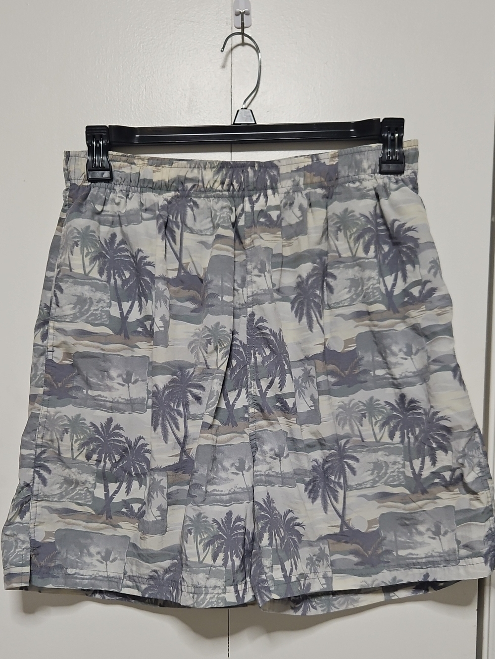croft & barrow Light Gray and Black C&B Sport Label Swimwear